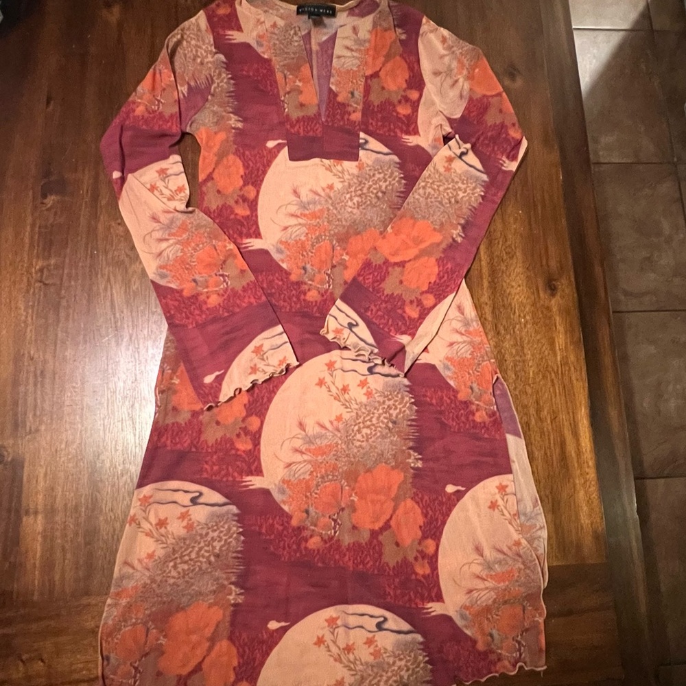 Vintage Anthropologie Weston Wear Nylon Tunic Top